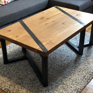 Alternative view of Table basse lignes diagonales