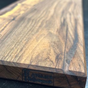 Alternative view of Planche Noyer et résine cuivrée