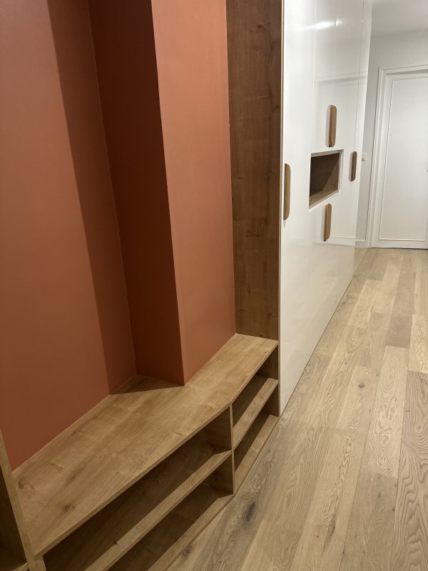 Placards de rangement sur mesure dans une entrée à Vincennes